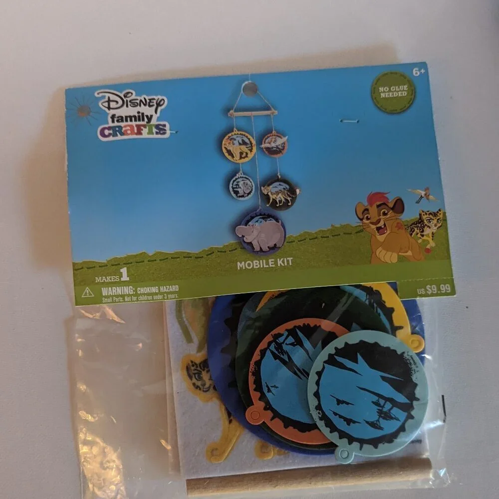 NWT Lion King Bundle 2 Disney Family Crafts Mobile & Foam Kits Michael's Darice